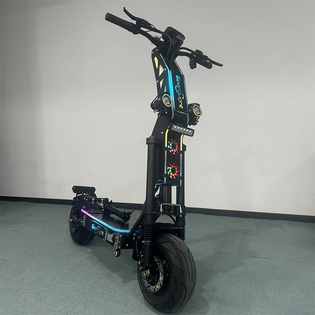 Geofought G14 13inch 14 Inch E Scooter 72V 10000w Dual Motor Top Powerful Scooter Fast Speed 40-100AH Adult Electric Scooter