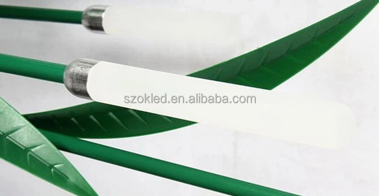 Theme Park Lighting Easy Installation Outdoor Waterproof PMMA Fiber Optic Reed Light