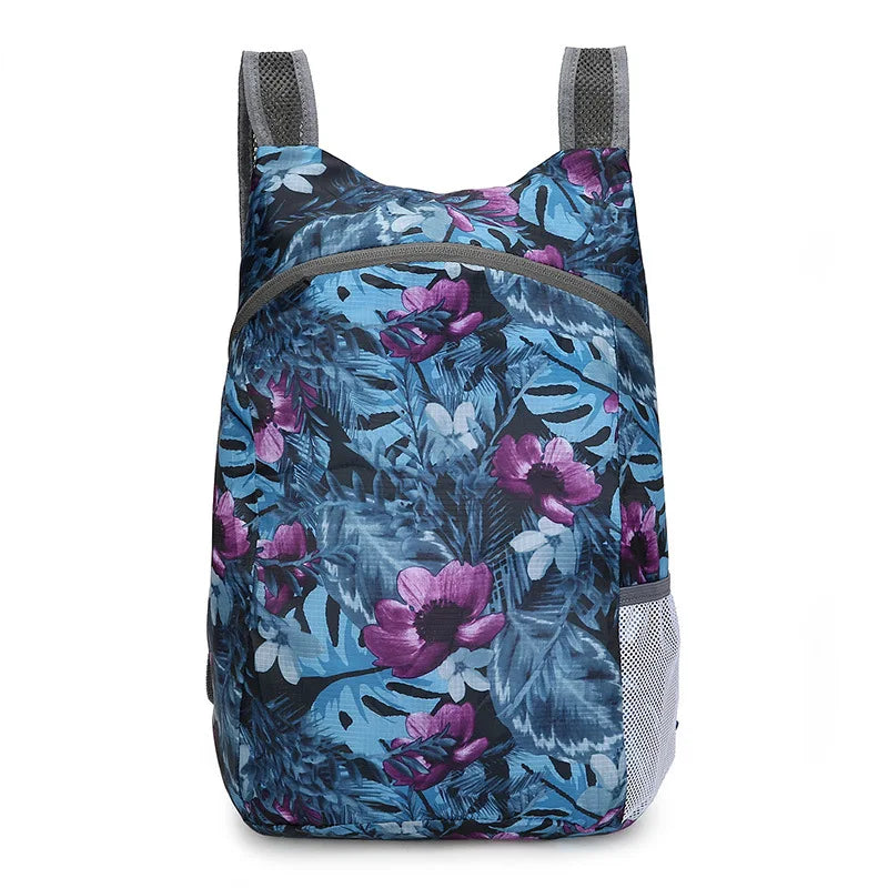 Outdoor lightweight sports bag waterproof backpack wear-resistant travel bag foldable backpack small backpack storage bag