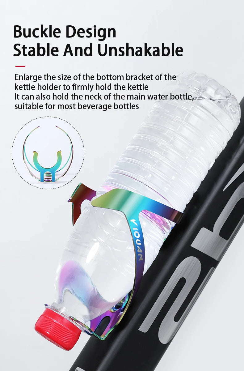 Aluminum Alloy Bicycle Bottle Cage Colorful Road Mountain Bike Bottle Holder Ultralight MTB Waterbottle Holder Bike Parts