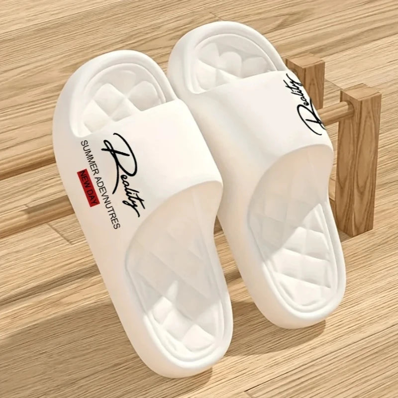 EVA Men's Home Slippers Summer Soft Lightweight Innovative Design Shoes for Indoor Outdoor Leisure Activities