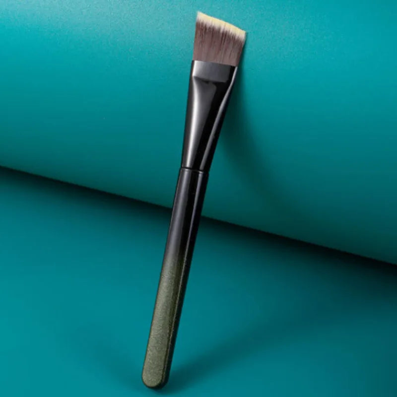 1PC Ultra-thin Flat Foundation Make-up Brush - Beveled Edge Makeup Brush for Liquid/powder Foundation Make-up, Makeup Tools