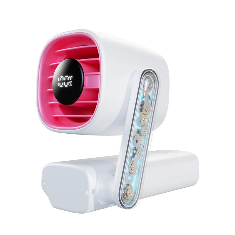 3-in-1 Foldable Rotating Fan (USB-Charged) Powerful airflow at 16,000 RPM, 120° rotation, suitable for various settings