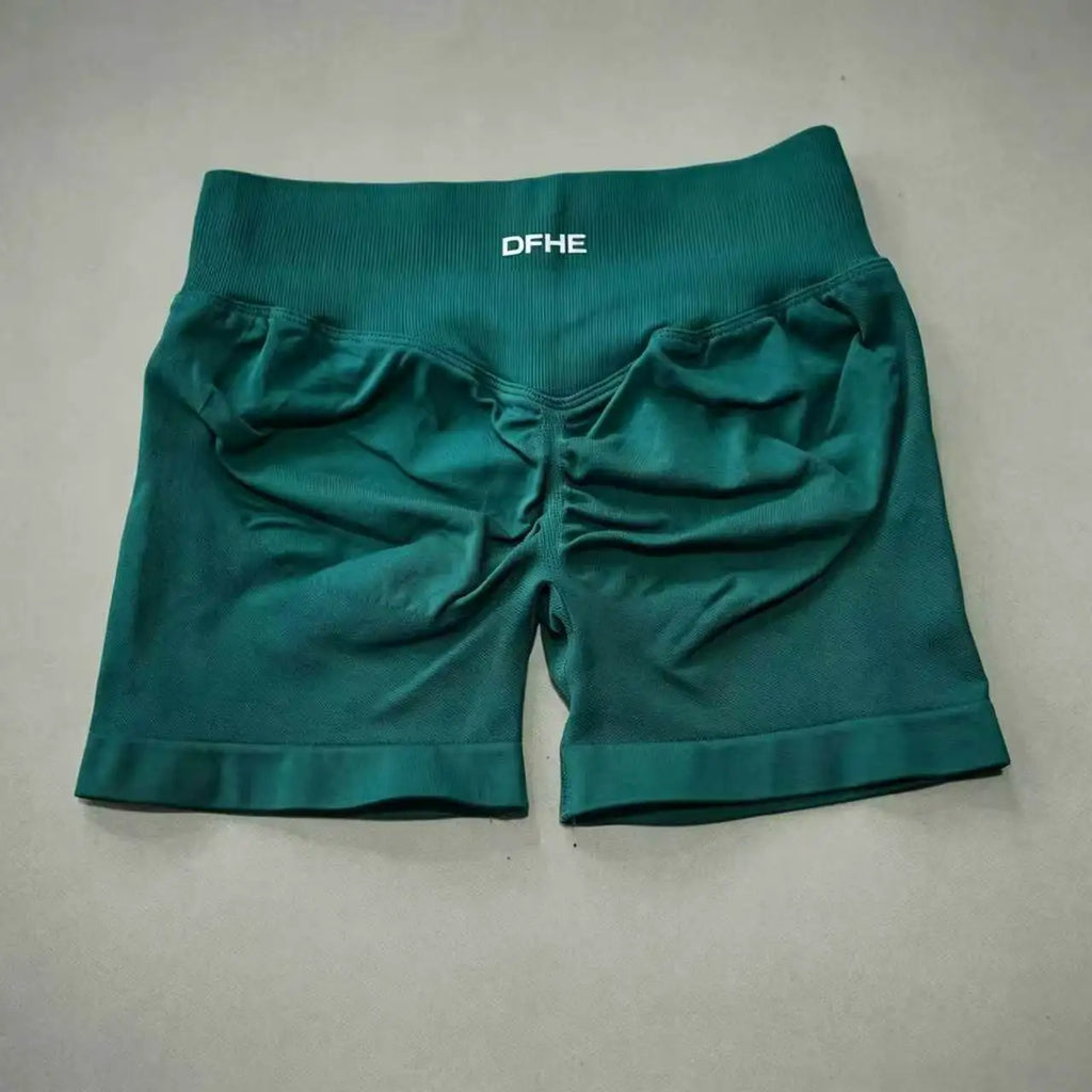 DFHE Camisole Fitness Shorts, High Waisted and Hip Lifting Yoga Shaping Shorts, Breathable Sports Running Fitness Shorts