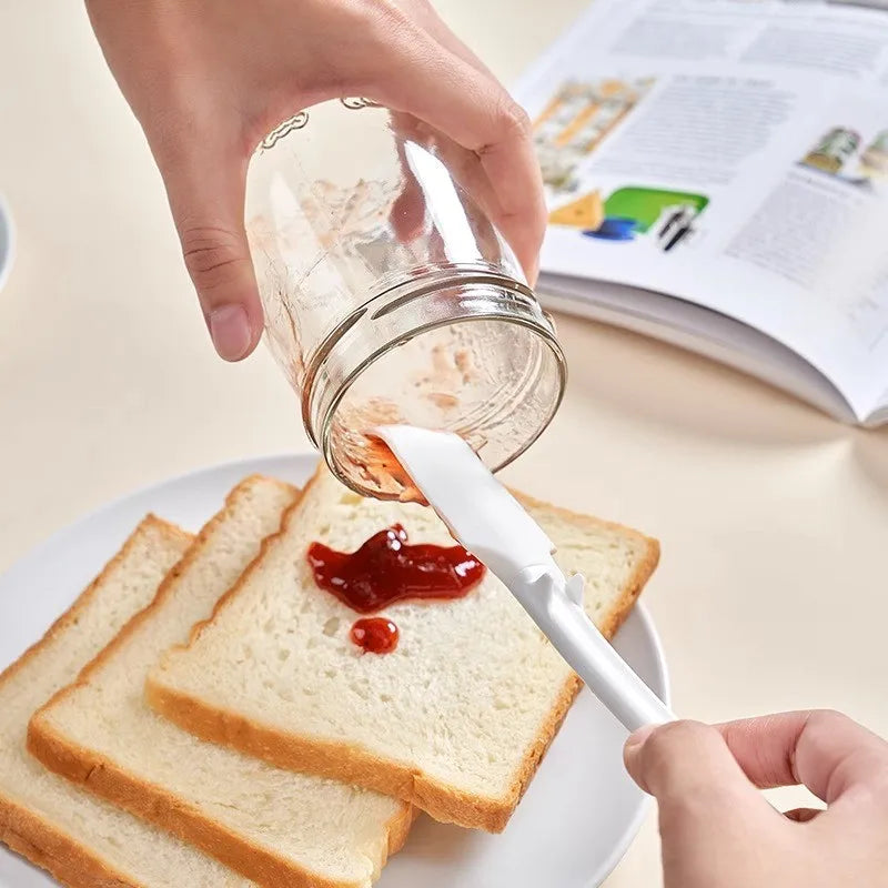 Silicone Butter Spatula Jam Spreader for Breakfast Bread Spread Kitchen Gadgets BPA-free Heat Resistant NonStick Baking Spatula