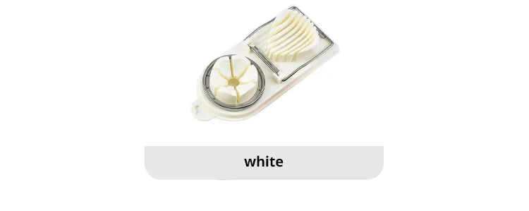 Multifunctional Egg Slicers Stainless Steel Slicer Fancy Splitter Egg Cutting Tool Home Two In One Egg Cutter Kitchen Gadgets