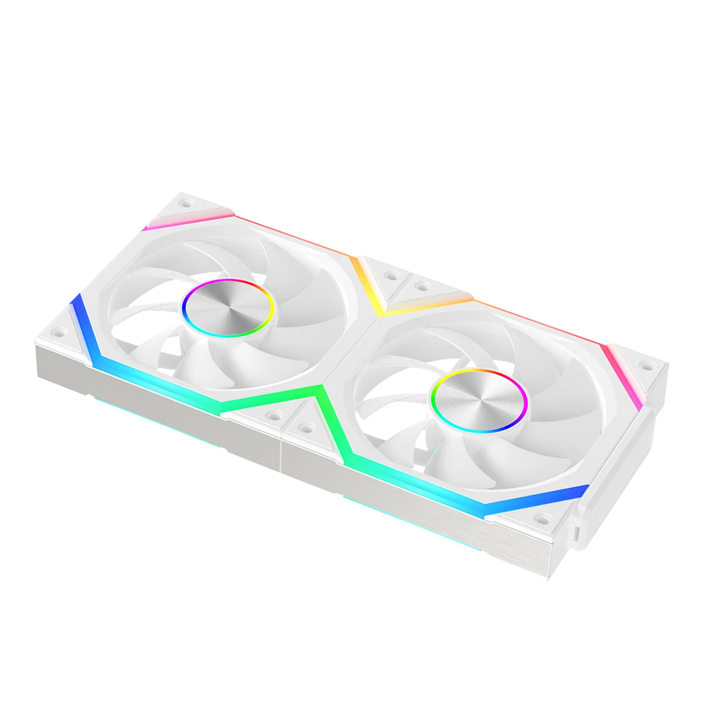 Veebyte XY 120/240/360 Building Block Wireless Splicing Fan 120mm PC Fan PWM Speed Control ARGB 12V Large Air Volume Chassis Fan