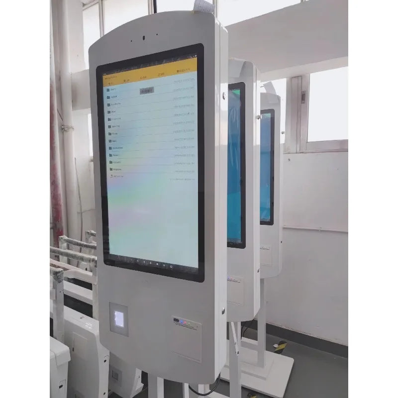 32" Smart Touch Screen Ordering Payment Kiosk Self Order Service Fast Food Kiosk with Printer & QR Scanner