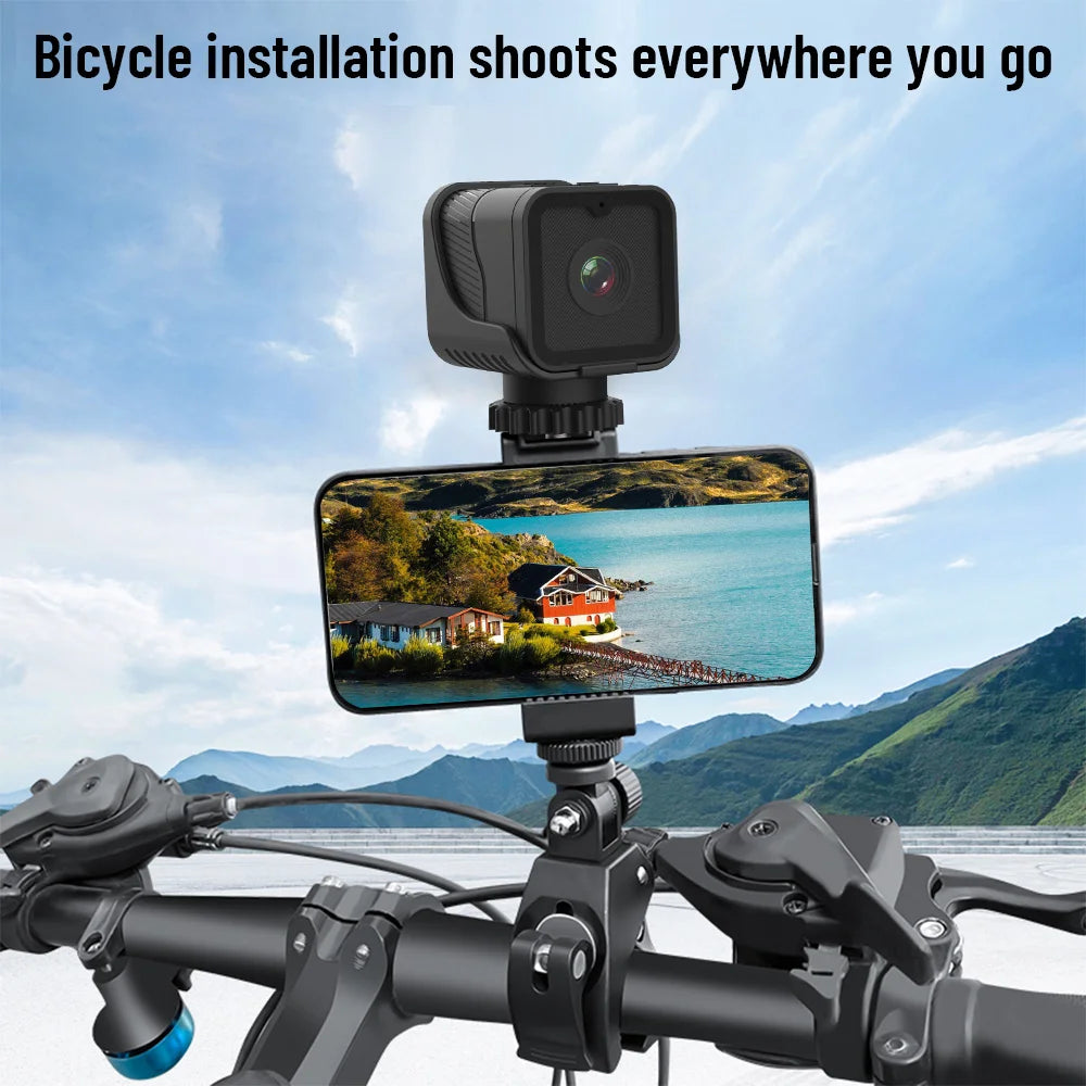 1080P HD Mini Action Camera Portable WiFi Hotspot Mini DV Camera, Waterproof Outdoor Sports Camera, Motorcycle Driving Recorder