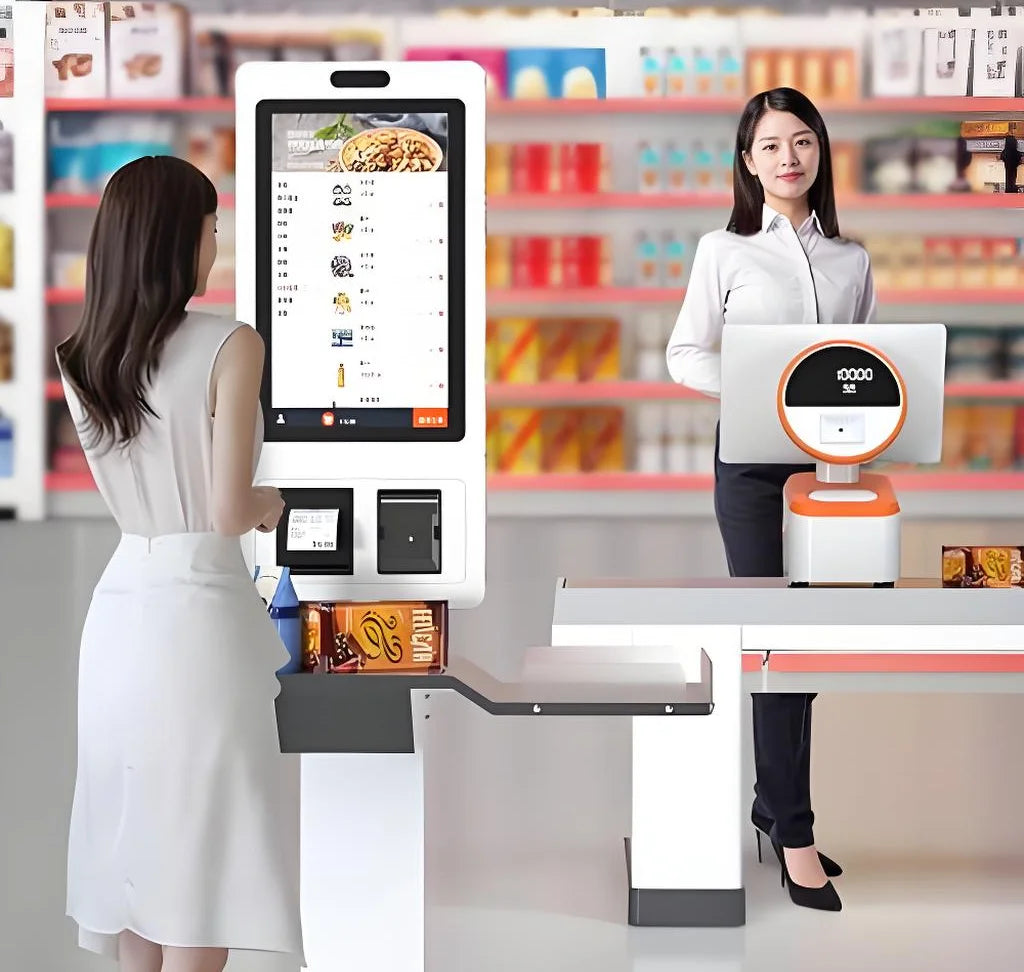 21.5/24/2732/43 Inch Capacitive Touch Screen NFC Enabled Card Reader  Wi-Fi Windows/Android Restaurant/Supermarket POS