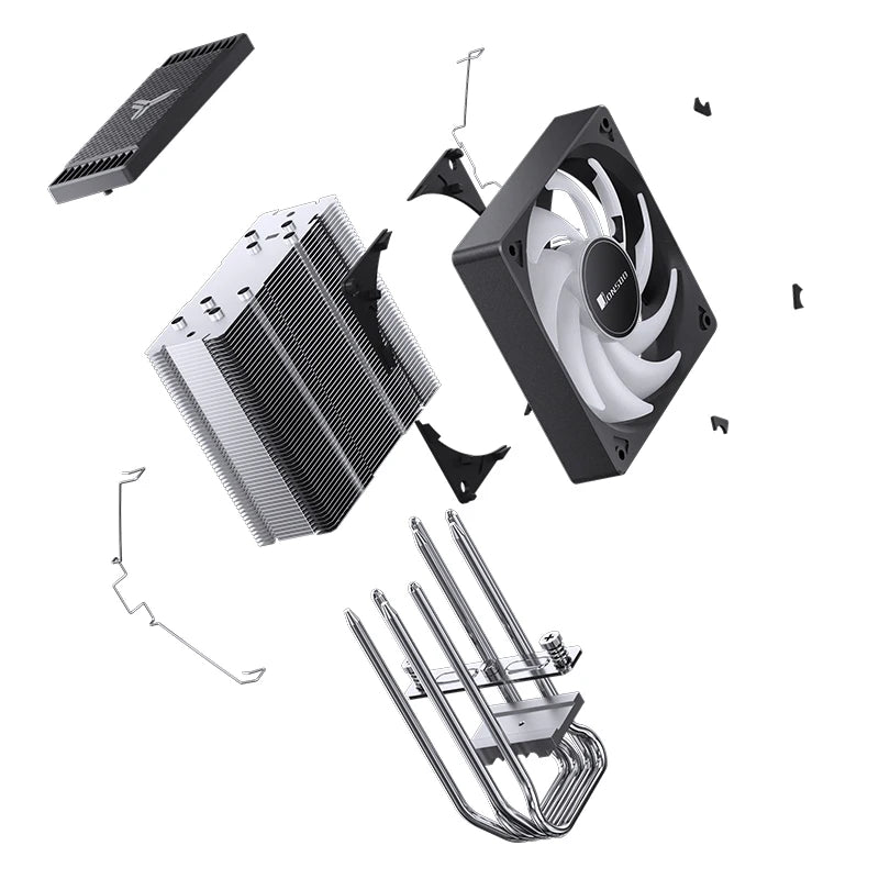 JONSBO CR-1000 EVO 4 Heat pipes TDP 220W CPU Cooler Computer Cooling Fan Heat Sink For LGA1700 115X 1200 AM5 Air Cooler Radiator