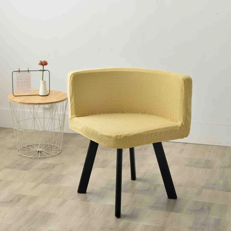 Stretch Triangle Chair Cover All-inclusive Protector Low Back Dining Chair Home Hotel Leisure Party Polar Fleece Chair Cover