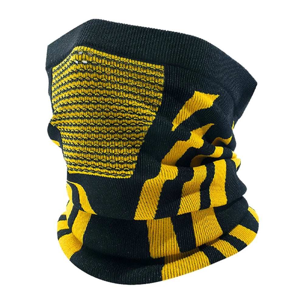 1pc/2pcs/3pcs Unisex Winter Breathable Warm Ski Mask Bike Motorcycle Half Face Mask Scarf Outdoor Hiking Fishing Cycling Mask
