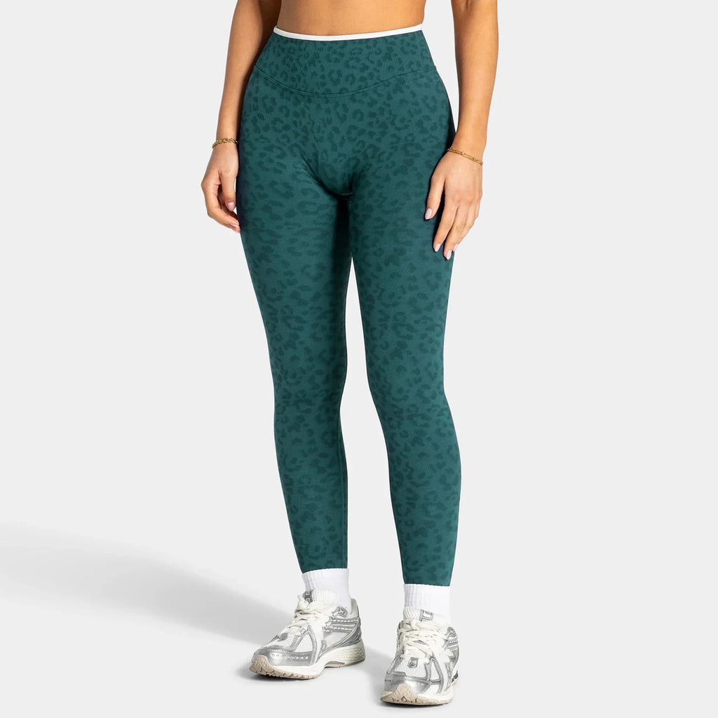 Scrunch Seamless Tights Leopard Seamless Yoga Pants Squat Proof High Elasticity Fitness Shorts Running Workout Legging XP269