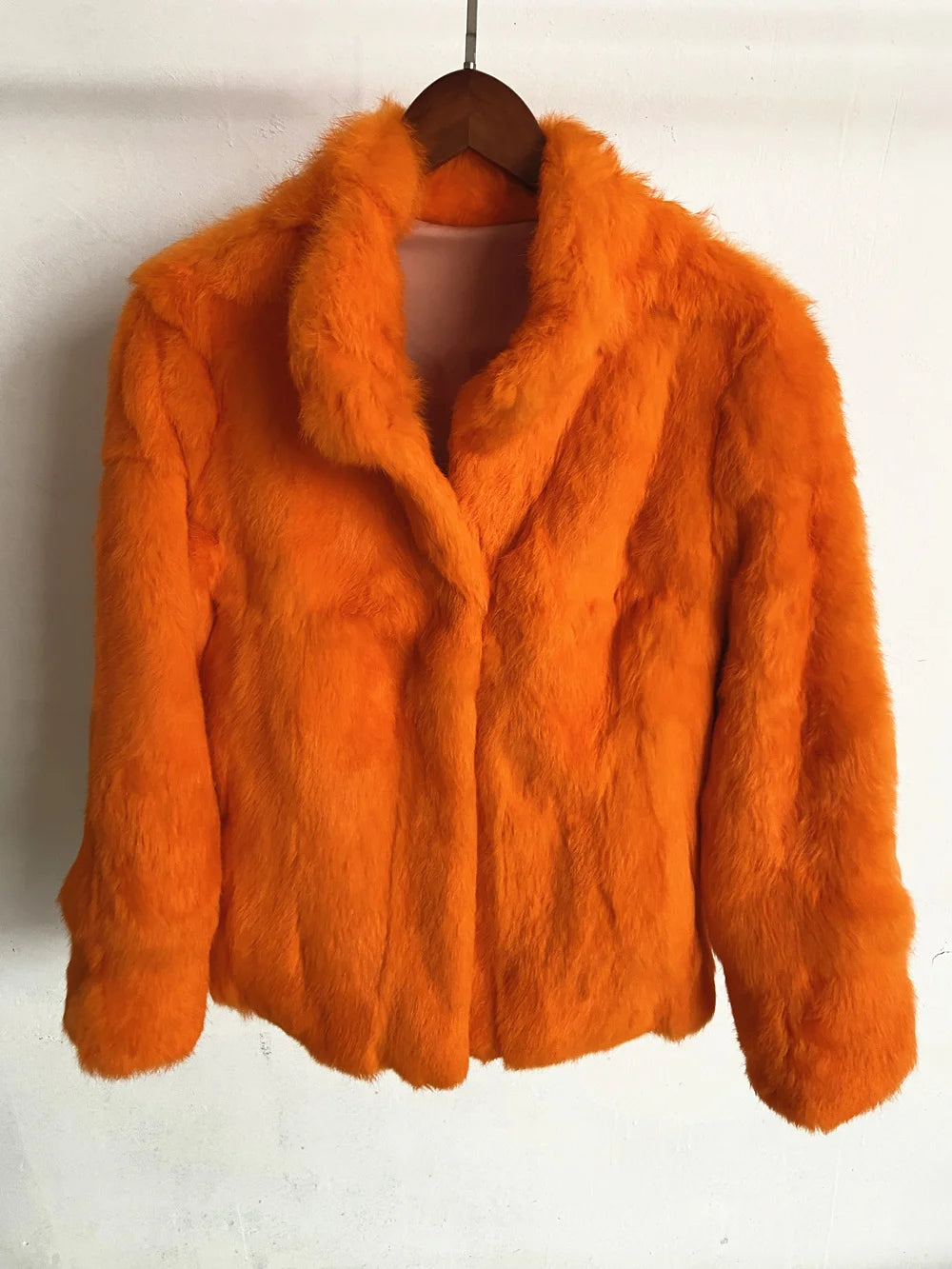 Natural Rabbit Fur Coat Women Winter Jacket Real Leather And Fur Bolero Women's Clothing Female Outerwears With 2025 Black Cold