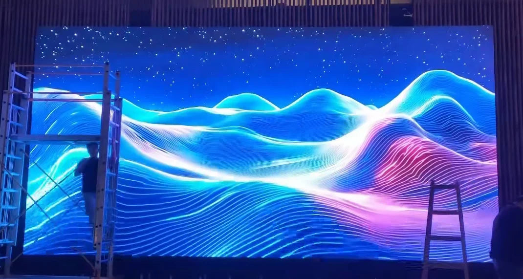 wedding backdrop event decoration indoor LED screen Outdoor Portable  X 2m P2 P3 P4 500x1000 Rental Led Display Screen Panel