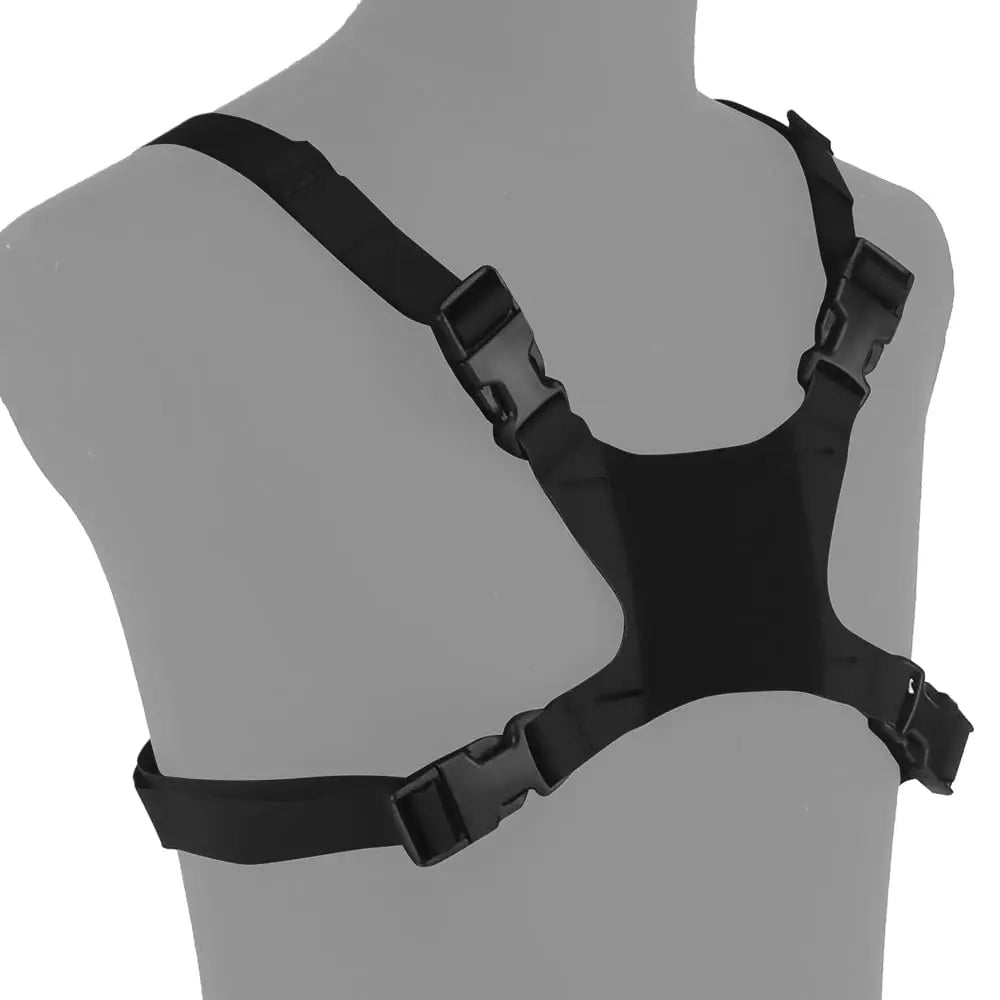 Tactical Admin Phone Platform Molle Cell Phone Holder Carrier Phone Mount with H Harness Strap Shoulder Harness for Screen Size