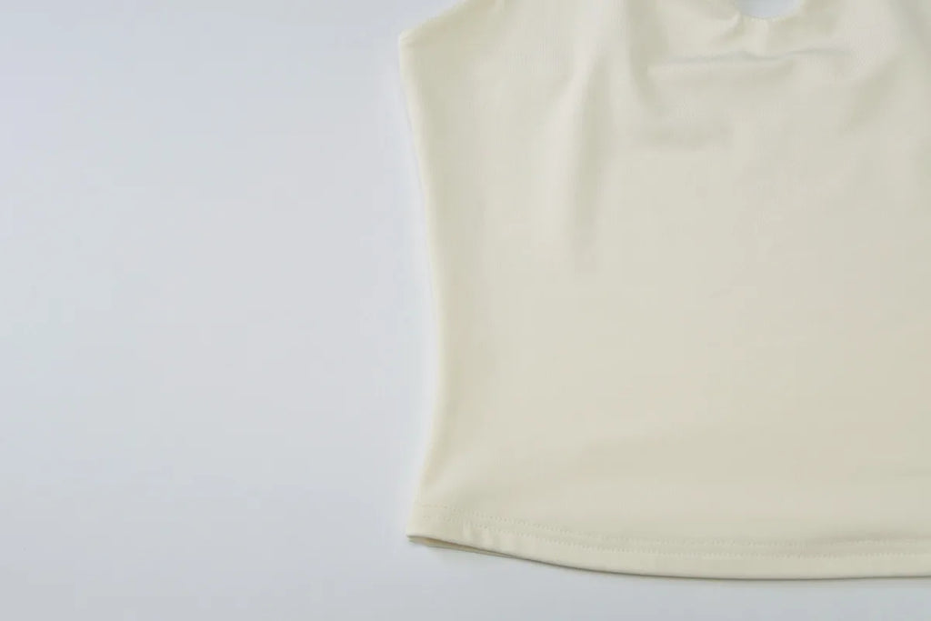 Women Fashion Halter Solid Loop Backless Bandage Sexy Crop Tank Top 2026 Summer Casual Clothes Streetwear Vacation Club Style