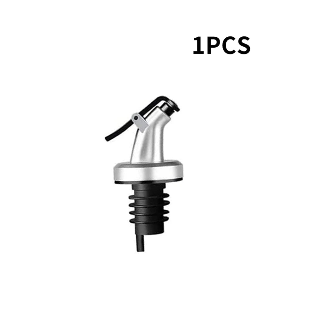 Oil Pour Spouts Olive Oil Vinegar Bottle Dispenser Pourer with Leak-Proof Cap for Kitchen Bar Sauce Salad