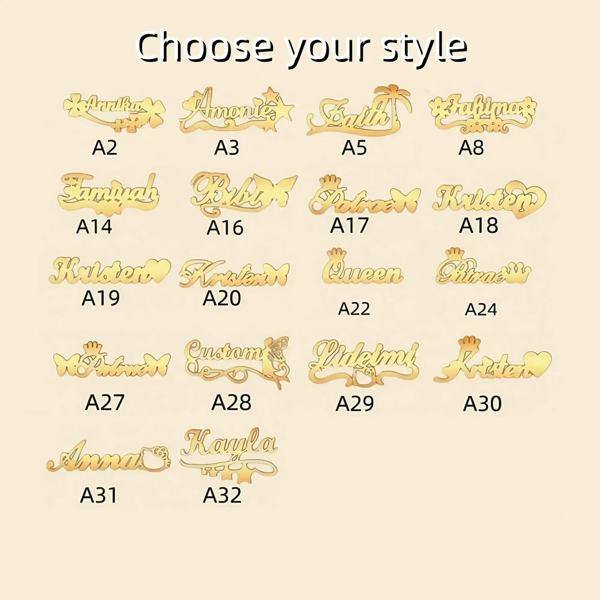 Personalized Double Name Frosted Necklace Custom Bling Name Necklace Gold Stainless Steel Jewelry For Girlfriend Mather Gift