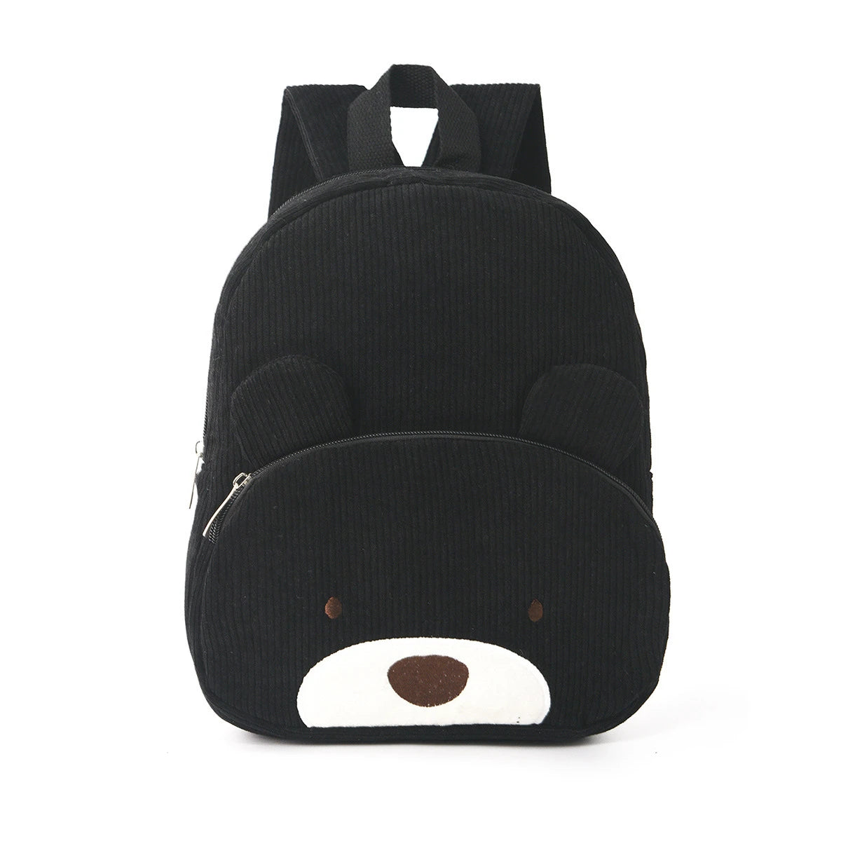 Personalized Name Embroidered Kids Backpack Pastel Corduroy Toddler Bag Soft Ribbed Fabric School Pack Cute Kindergarten Gift