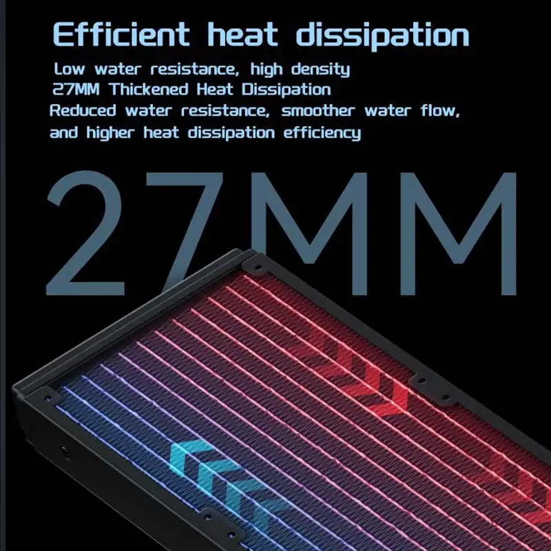 All-in-One Water Cooling Radiator 120mm Processor Liquid Heatsink Fan for Intel Lga 2011 1700 1200 1155 2066 AMD AM4 AM5 AM3 FM2