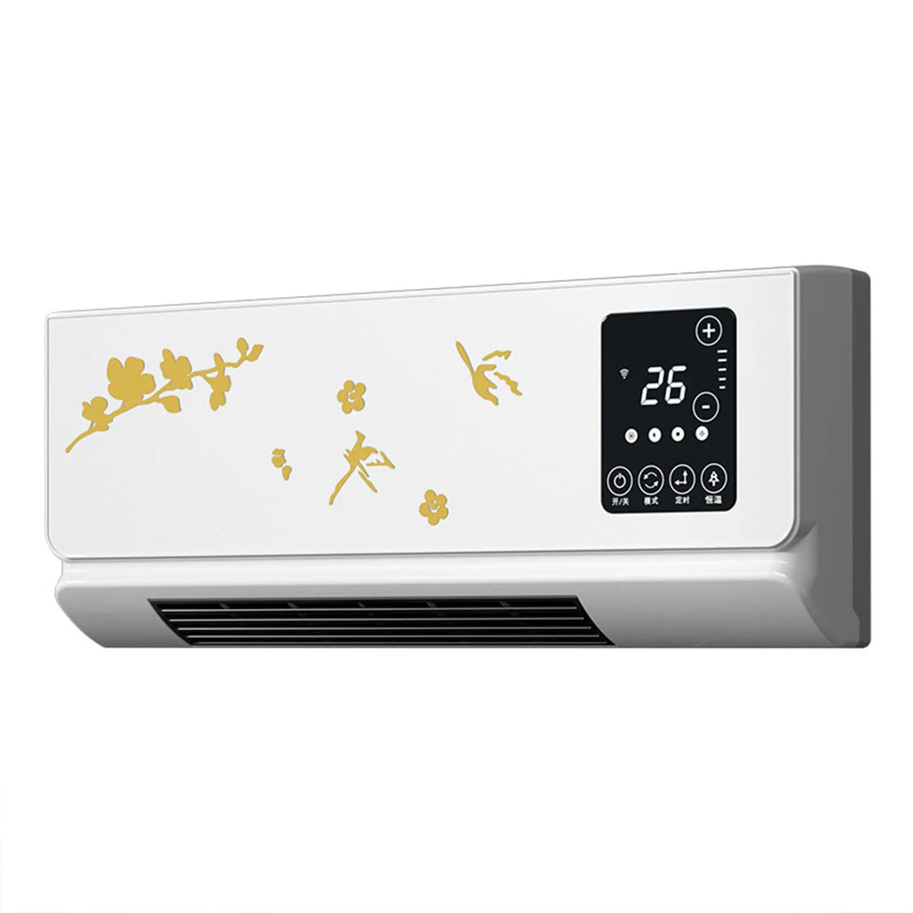 2 in 1 Portable Air Conditioner Heater Wall Mounted Ductless Cooling Heating Fan No Outdoor Unit Mini AC for Home Room RV