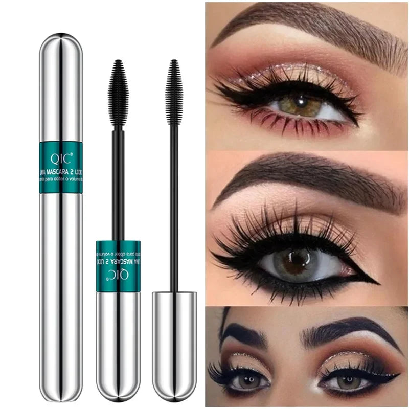 New 4D Silk Fiber Lash Mascara Waterproof VIBELY 3d Mascara For Eyelash Extension Black Thick Lengthening Eye Lashes Cosmetics