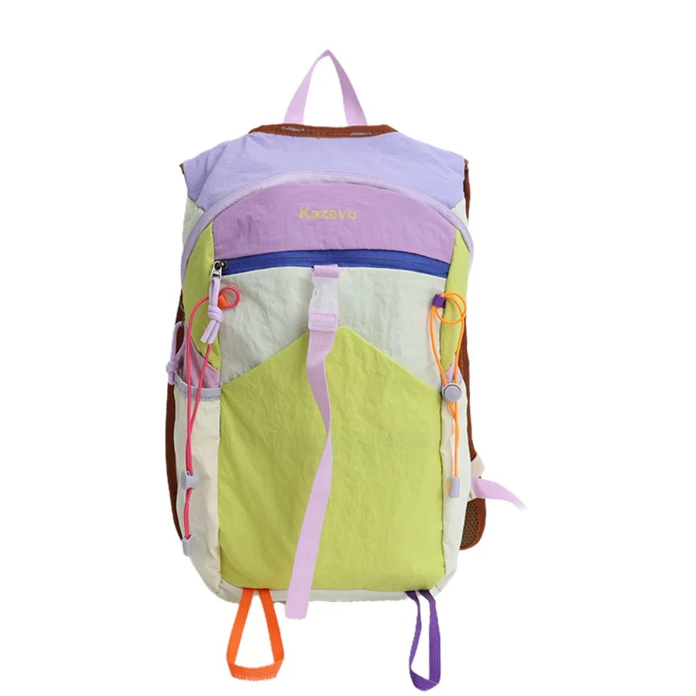 Breathable Outdoor Mountaineering Bag Waterproof Lightweight Climbing Backpack Large Capacity Nylon Hiking Backpack Jogging