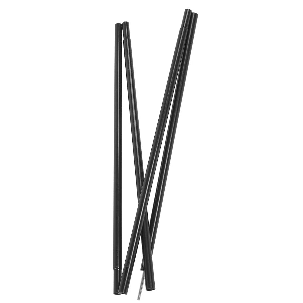2m Iron Tent Rod Tent  Tent Pole Outdoor Iron Tent Shelter Canopy Supporting Folding Rod Pole for Hiking Camping Tent Rod