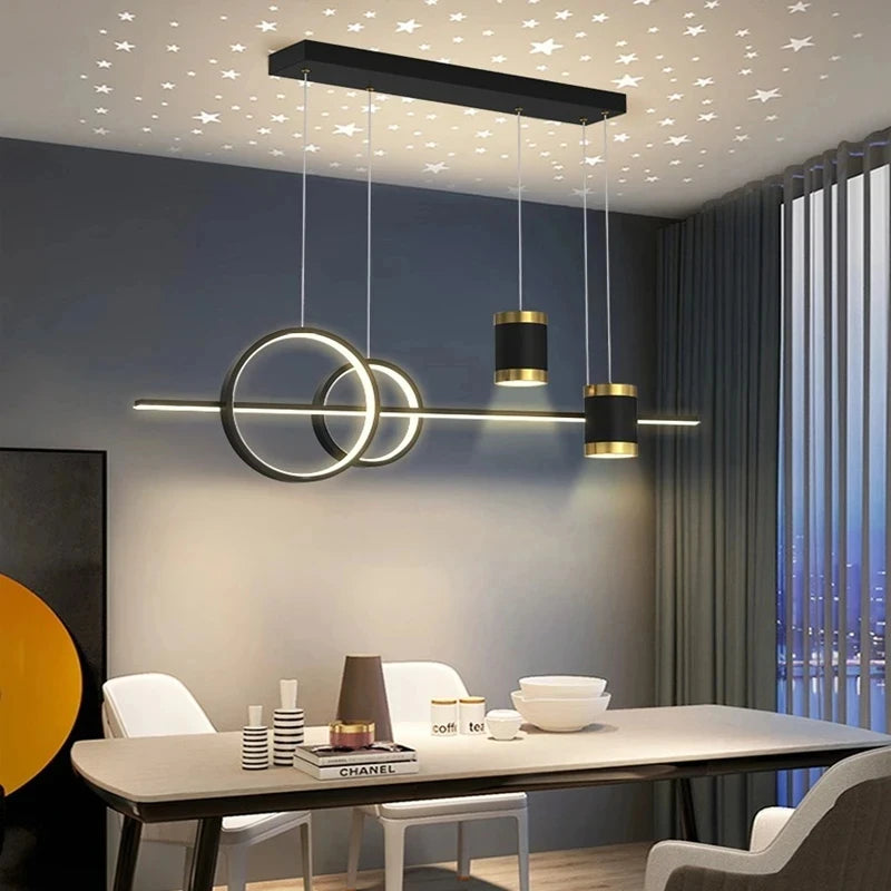 Modern Restaurant Pendant Lights LED Dining Tables Kitchens Ceiling Lights Modern Minimalist Hotels Bars Cafes Home Decor