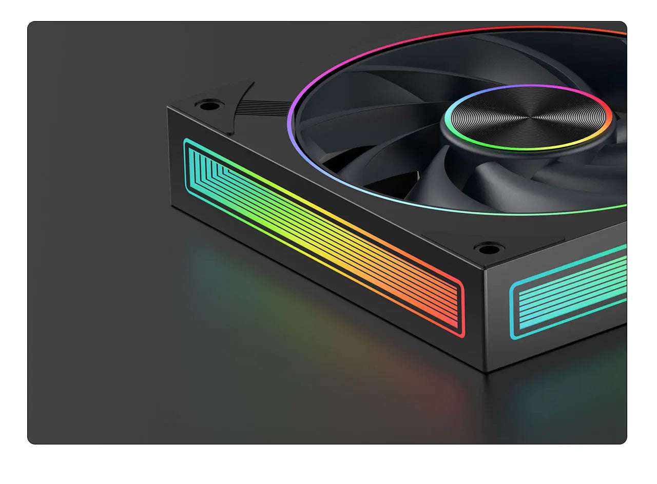 Thermalright TL-UC12/24/36 Performance Level Fan Pressure Fan ARGB Infinity Mirror Smart Speed Display 2400 RPM PWM Temperature