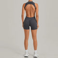 Sport Jumpsuit Padding Fitness Overalls Push Up Gym Clothes Woman Workout Clothes 2026 Black Red Mono Combinaison Coffee Navy