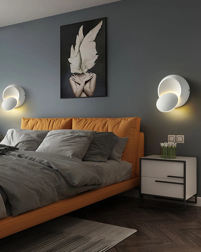 Indoor Lamp Body Touch Switch LED Wall Lamps Bedroom 360° Rotatable LED Wall Lights for Bedside Wall Sconce Lighting Fixtures