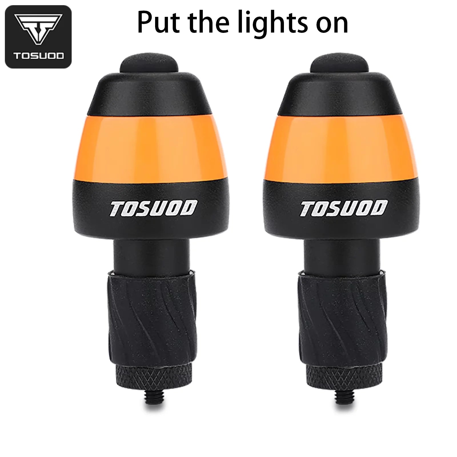 TOSUOD Bicycle Light Plug Light LED Intelligent Turn Signal Warning Light Mountain Handle Blockage Handle Bicycle Light