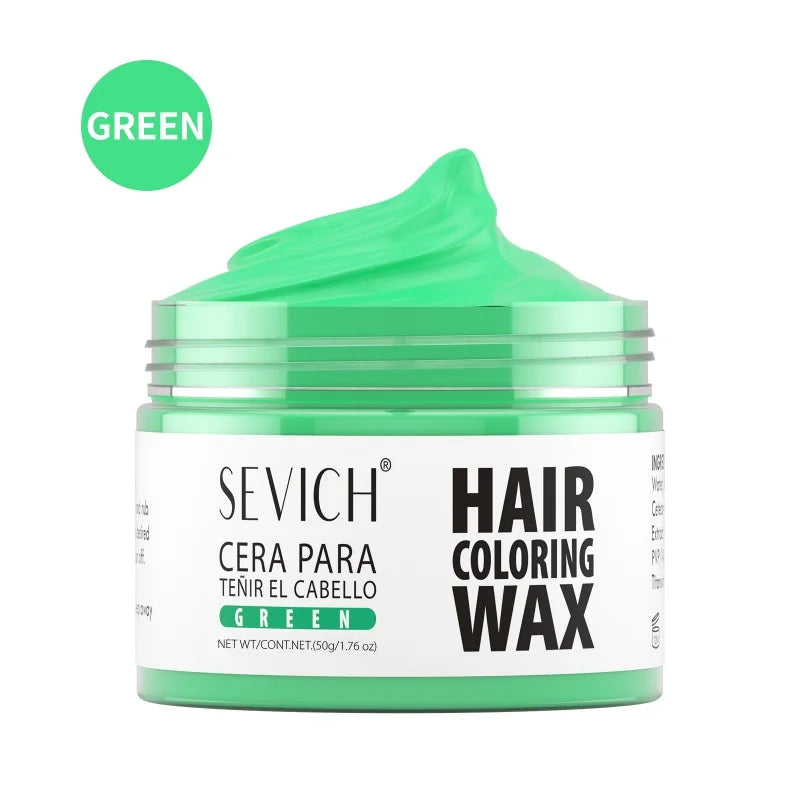 13 Colors Halloween Hair Colour Wax 50g/120g DIY Temporary Dye Hair Mud Wax Hair Colour Cream For Daily Party Cosplay Men&Women