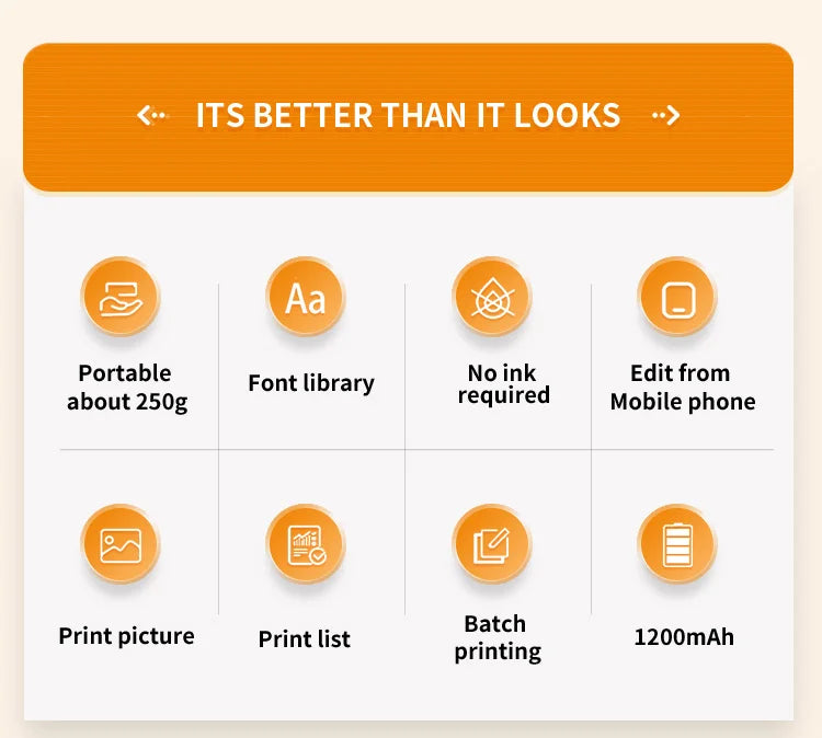 Marklife P50 Bluetooth Mini Portable Thermal Label Maker Printer, Wireless Barcode Price Tag Sticker Printer For Small Business