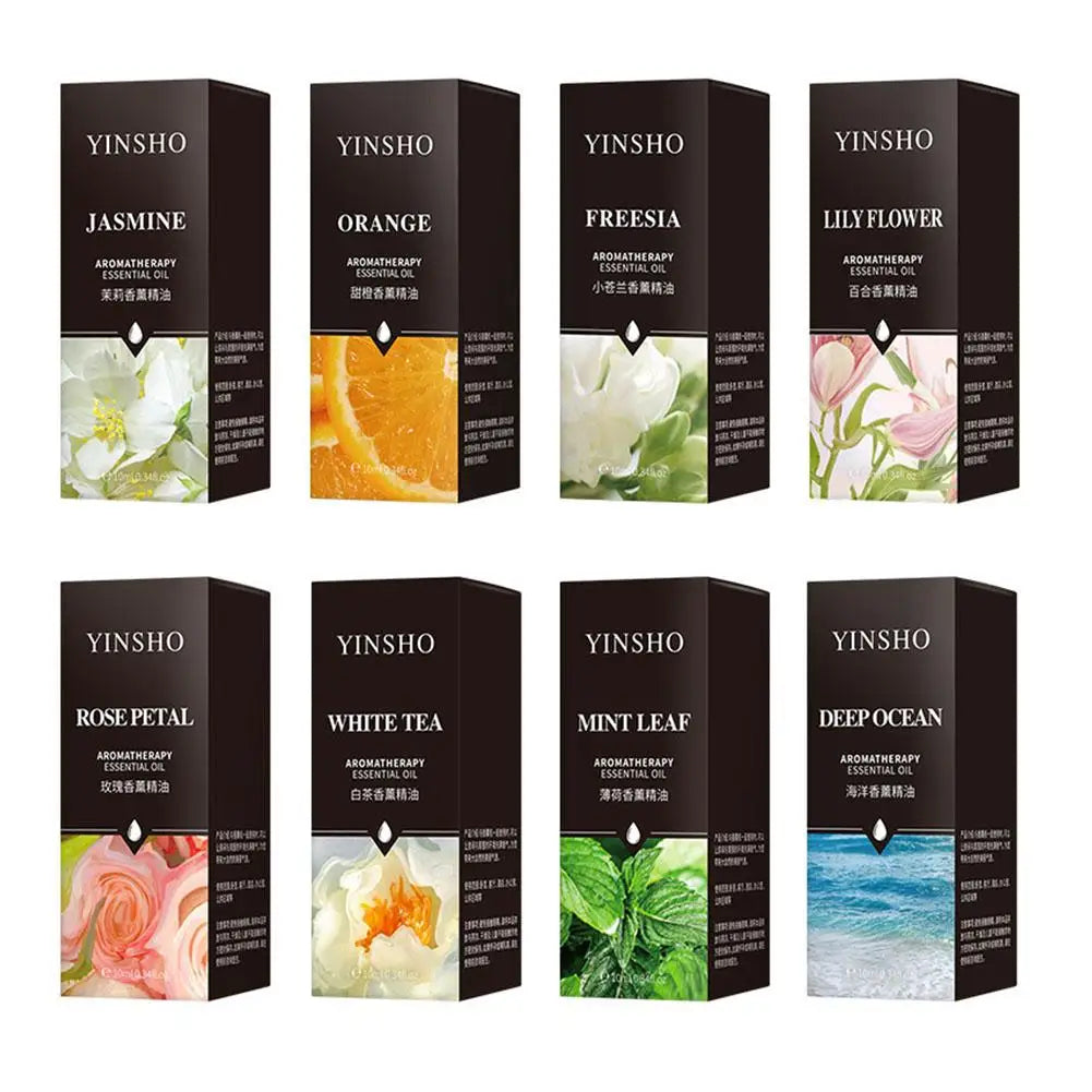 16 Flavors Essential Oils Water-soluble Lavender Rose Car Air Fresheners Perfume Refill Aroma Diffuser AirHumidifier Home 10ML
