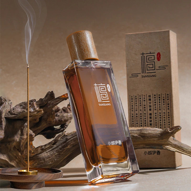 Premium Woody Sandalwood Men's Fragrance Long-lasting Oud Cinnamon Ambergris Eau De Toilette Unisex Woody Fragrance Spray 50ml