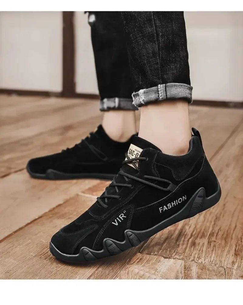2026 Men's Lace-Up Safety Boots Non-Slip Workwear Low-Cut Shoes Abrasion-Resistant Lightweight Construction Soft Sole Sneakers