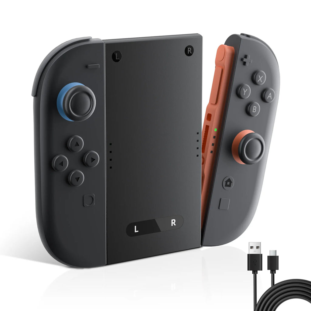 Aolion For Switch 2 Portable Charging Grip Bracket For NS2 Joy-con Controller Handle Charging Dock For Switch 2 Game Accessories