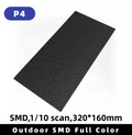P2 P2.5 P3 P4 Outdoor Waterproof Full Color LED Module, 320x160mm Pixel Matrix for Video Wall & Digital Signage