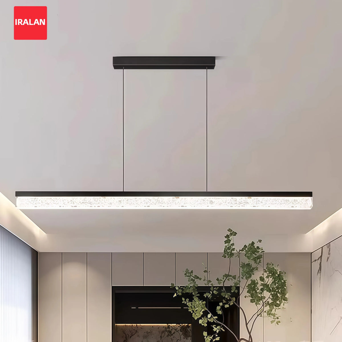 Modern Ceiling Lamps 100CM Minimalist Lustre Restaurant Living Room with Remote Control Lighting Chandelier Ceiling Lights