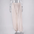 Tsiisd Commuting Printing Dot Women's Pants High Waist Straight-Leg Trousers Casual New Elegant Office Work Women's Pants 2026