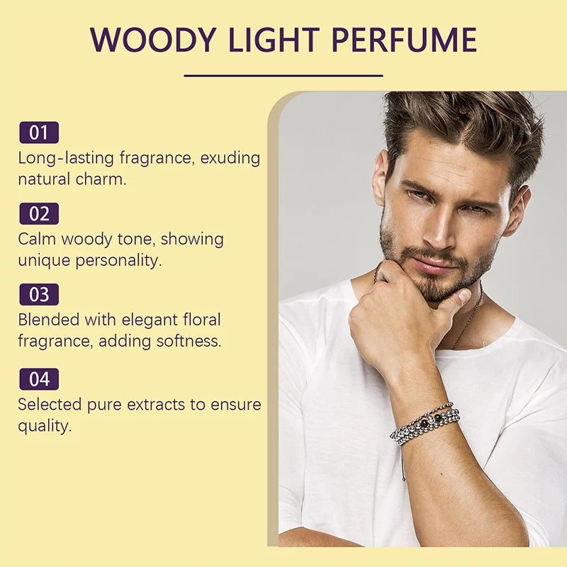 The Most Wanted Woody Parfum Intense Men‘s Cologne Charm Seductive Fragrance Lasting Wear Luxury Perfume For Men Business Dating