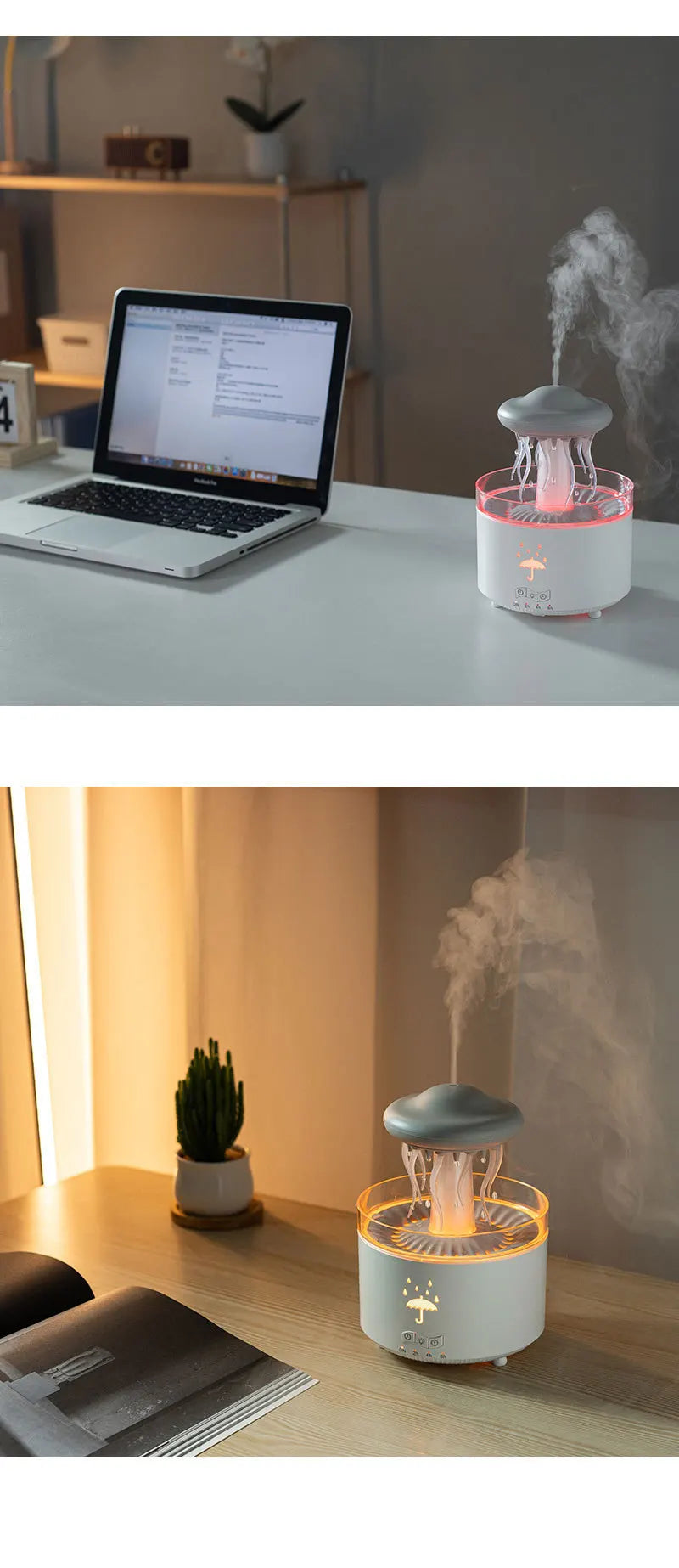 Water Drop Essential Oil Aromatherapy Machine Household Heavy Fog Volume Remote Control Timing Ultrasonic Atomizing Humidifier