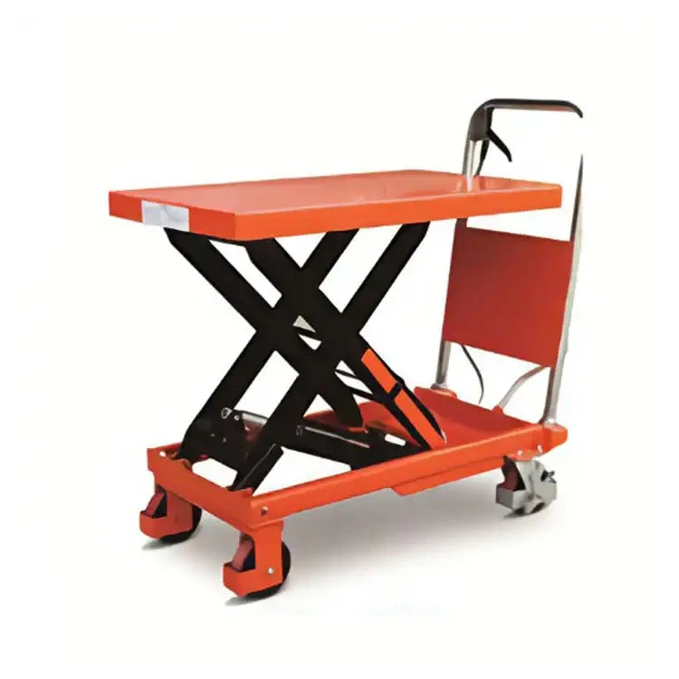 Portable 350kg 500kg Manual Hydraulic Small Scissor Lift Table Trolley