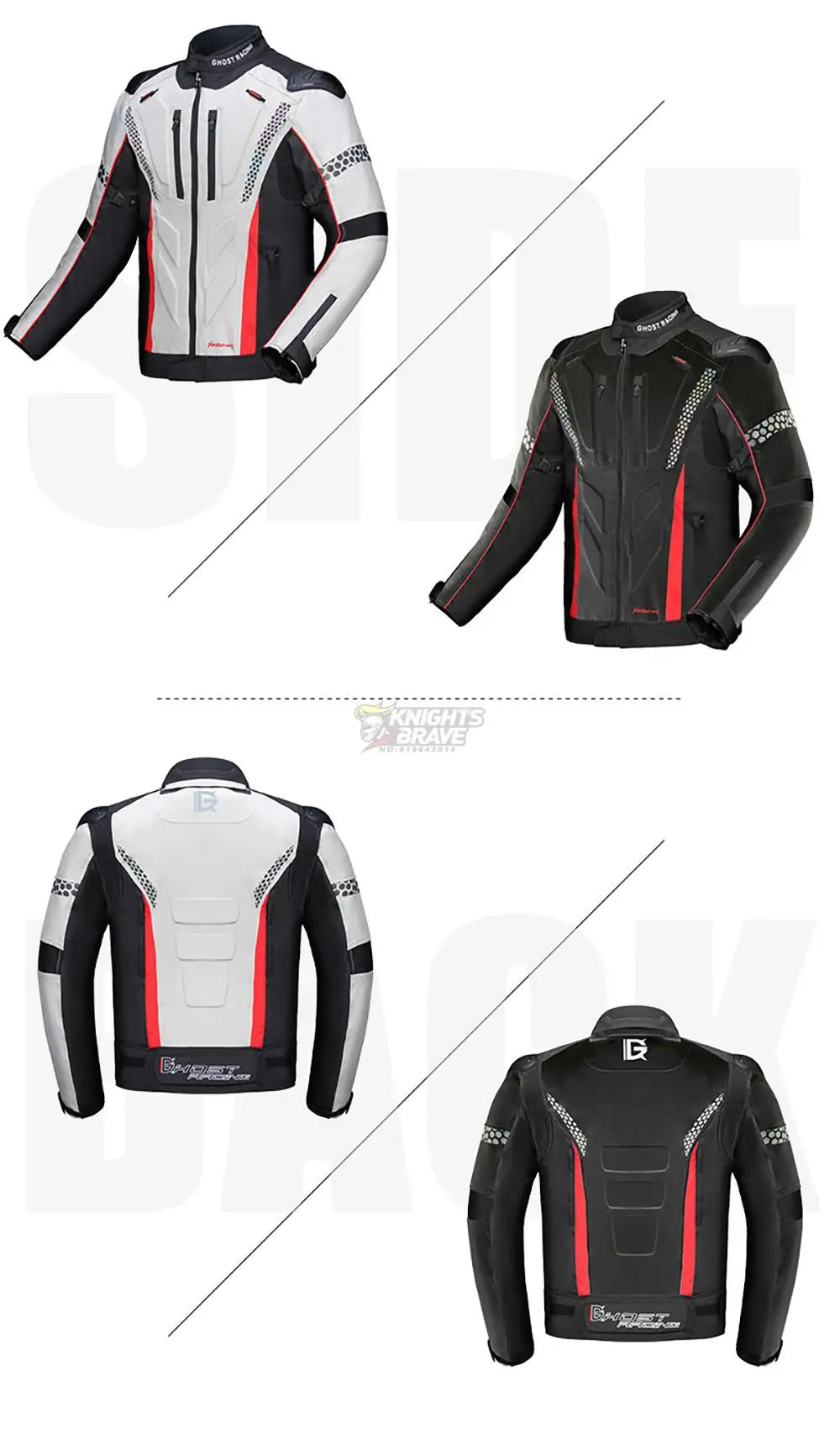 Four Seasons Motorcycle Jacket Moto+Protector Motorcycle Pants Cold-proof Waterproof Moto Suit Touring Clothing Protective Gear