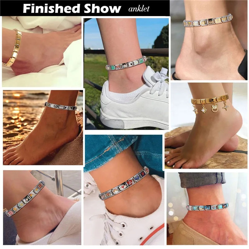Y2K Cute Funny Sofa Cats Dogs Italian Charm Fit 9mm Stainless Steel Women DIY Bracelet Drop Shipping Fashion Jewelry Wholesale