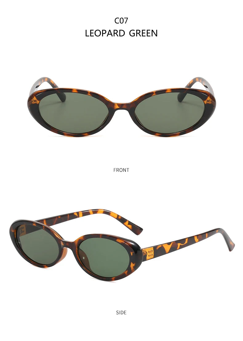 4pcs/7pc Small Oval Sun Glasses Vintage Oval Sunglasses 2024 Men Small Oval Sun Glasses Retro Fashion Women Sun Glasses Oculus ﻿